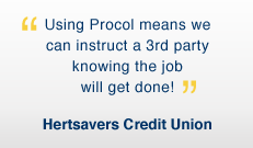 Procol Services Ltd - Hatfield Credit Union Testimonial